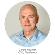 Gerard Newman CTO FlowForma with Title