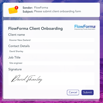 FlowForma How It Works - Engage