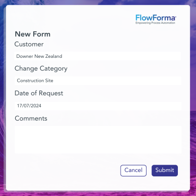 FlowForma How It Works - Forms